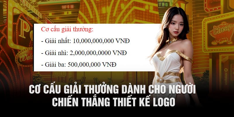 Cơ cấu giải thưởng dành cho người chiến thắng thiết kế Logo